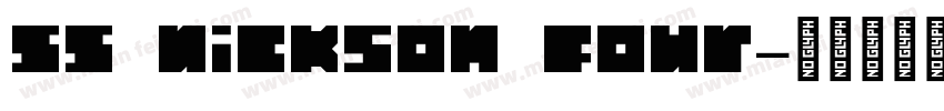 SS Nickson Four字体转换